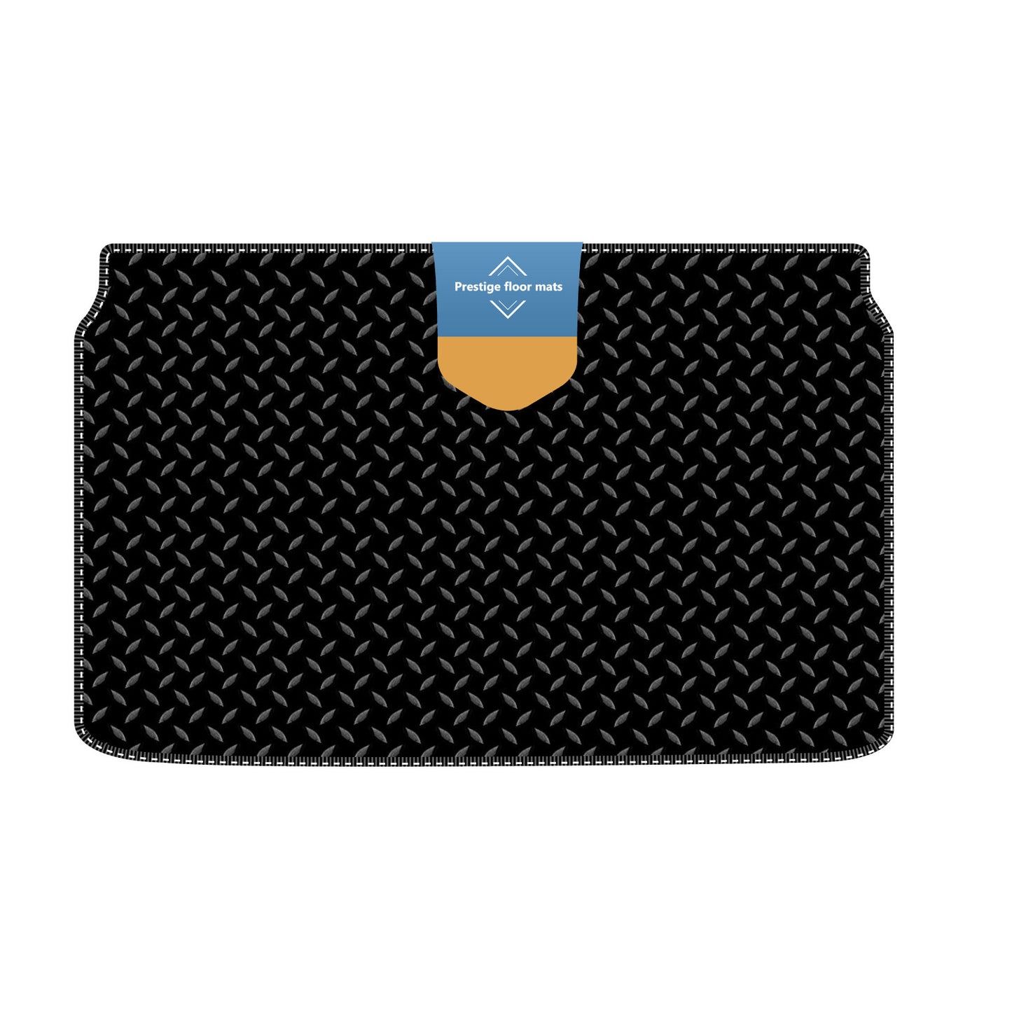 Fits Vauxhall Corsa-e 2020 on Boot Mat in 3mm Rubber with Coloured Stitch Edge