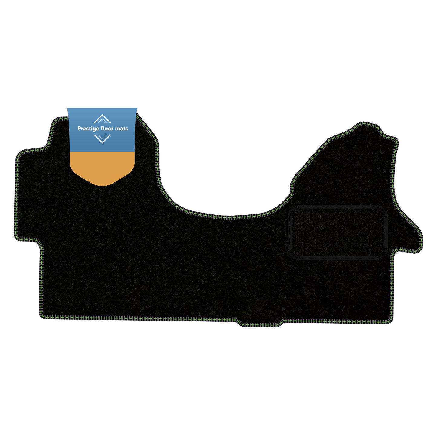 Fits Mercedes Benz Sprinter 2006-2018 Black Carpet with Coloured Stitch Edge