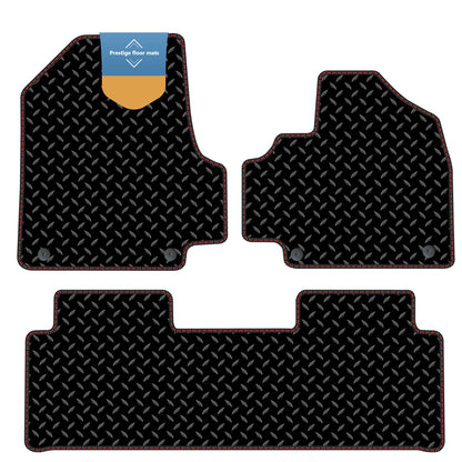 Fits Hyundai Ioniq 5 Fixed Console 2021 on 3mm Rubber with Coloured Stitch Edge