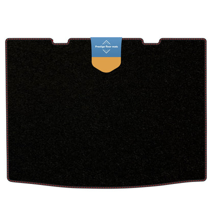 Fits VW Up 2012-2020 Lower Boot Mat Black Carpet with Coloured Stitch Edge