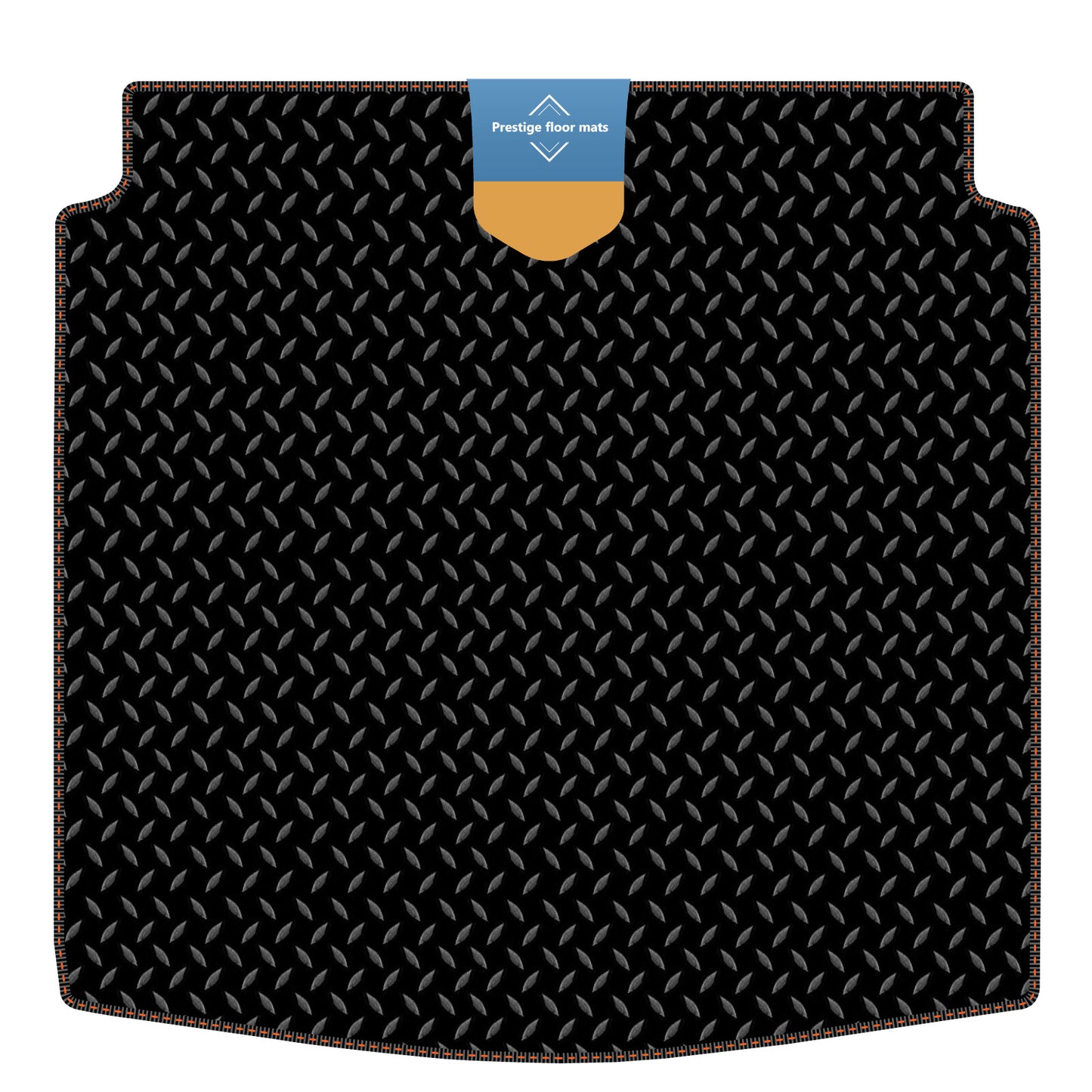 Fits Audi A4 Saloon 2008-2015 Boot Mat in 3mm Rubber with Coloured Stitch Edge