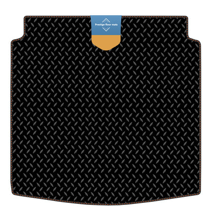 Fits Audi A4 Saloon 2008-2015 Boot Mat in 3mm Rubber with Coloured Stitch Edge