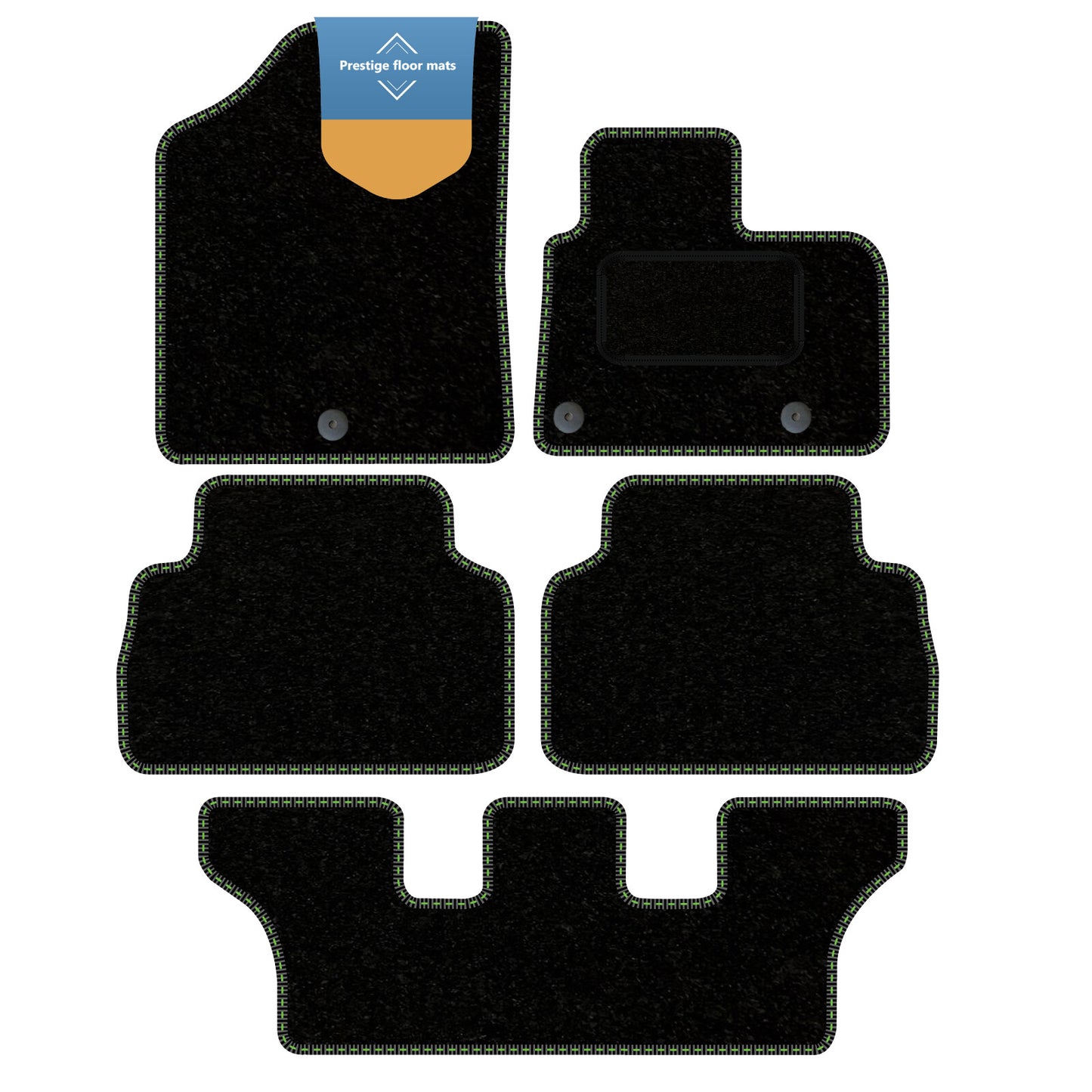 Fits Hyundai Santa Fe Hybrid 2021 - Fully Tailored Floor Mat in Carpet or Rubber