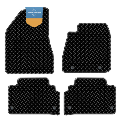 Fits Lexus RX400H 2003-2009 Black 3mm Rubber with Coloured Stitch Edge