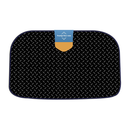 Fits Tesla Model Y Under Boot Mat in 3mm Rubber with Coloured Stitch Edge