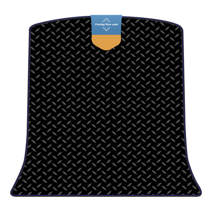 Fits Tesla Model Y Boot Mat in 3mm Rubber with Coloured Stitch Edge