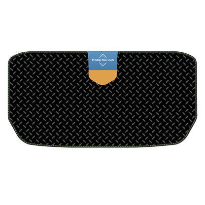 Fits Tesla Model Y 2022 on Trunk Mat Black 3mm Rubber with Coloured Stitch Edge