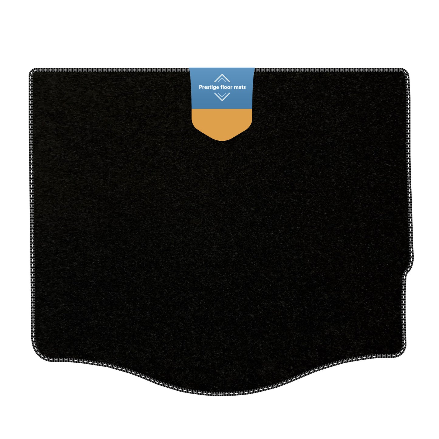 Fits Ford Focus Hatch 2011-2018 Boot Mat Black Carpet with Coloured Stitch Edge