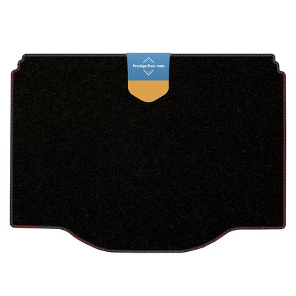 Fits Vauxhall Mokka 2012-2020 Boot Mat Black Carpet with Coloured Stitch Edge