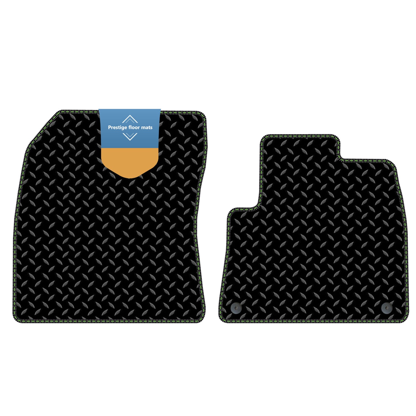 Fits Toyota Proace City 2021 On Black 3mm Rubber with Coloured Stitch Edge