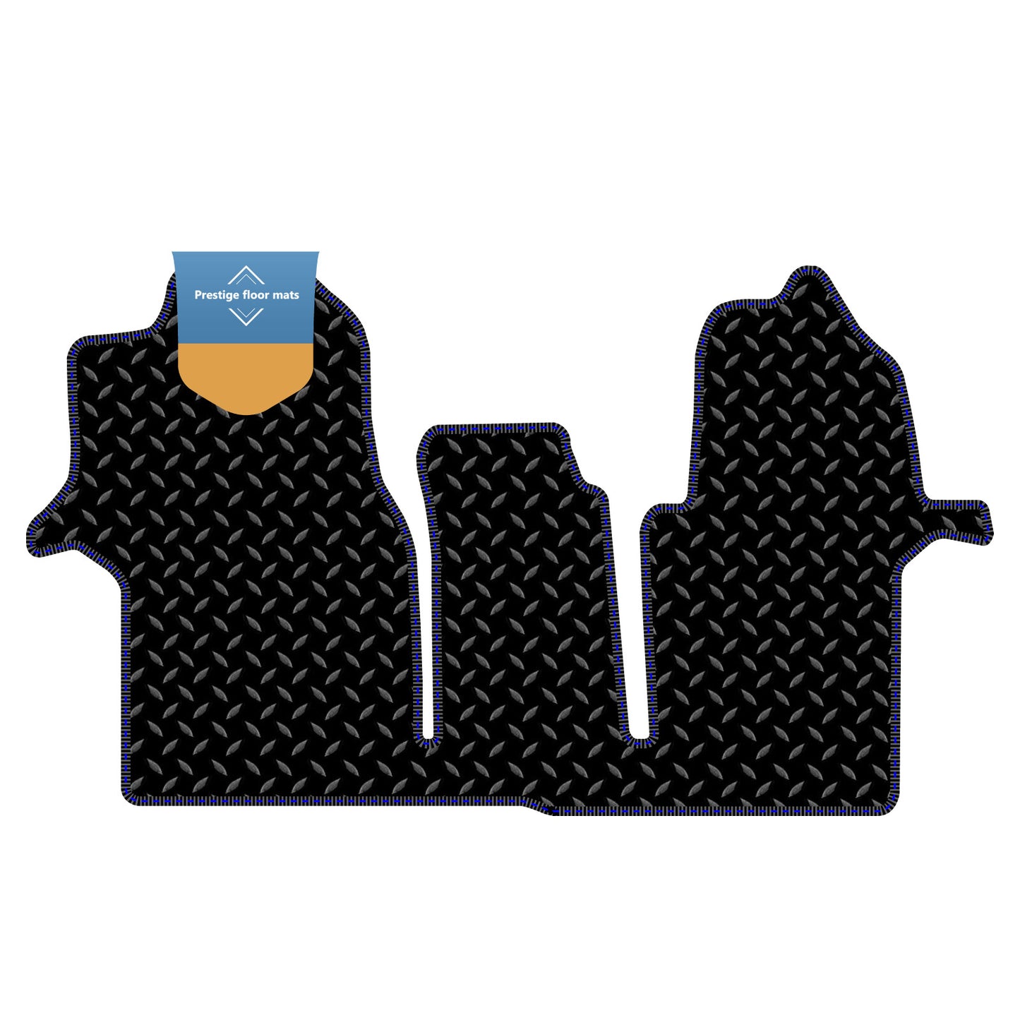 Fits Volkswagen Crafter 2017 On Black 3mm Rubber with Coloured Stitch Edge