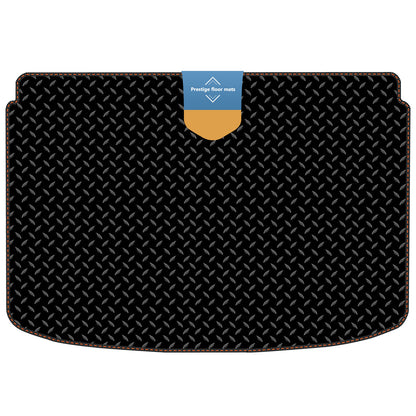 Fits Audi A1 2010-2018 Boot Shelf Mat in 3mm Rubber with Coloured Stitch Edge