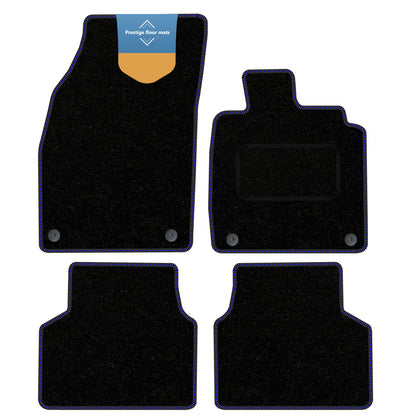 Fits Volkswagen ID.3 2020 on Black Carpet with Coloured Stitch Edge