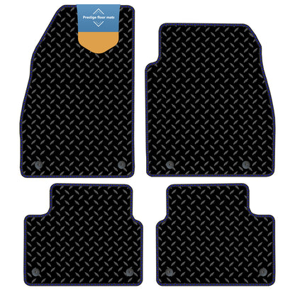 Fits Vauxhall Insignia 2013-2017 Black 3mm Rubber with Coloured Stitch Edge