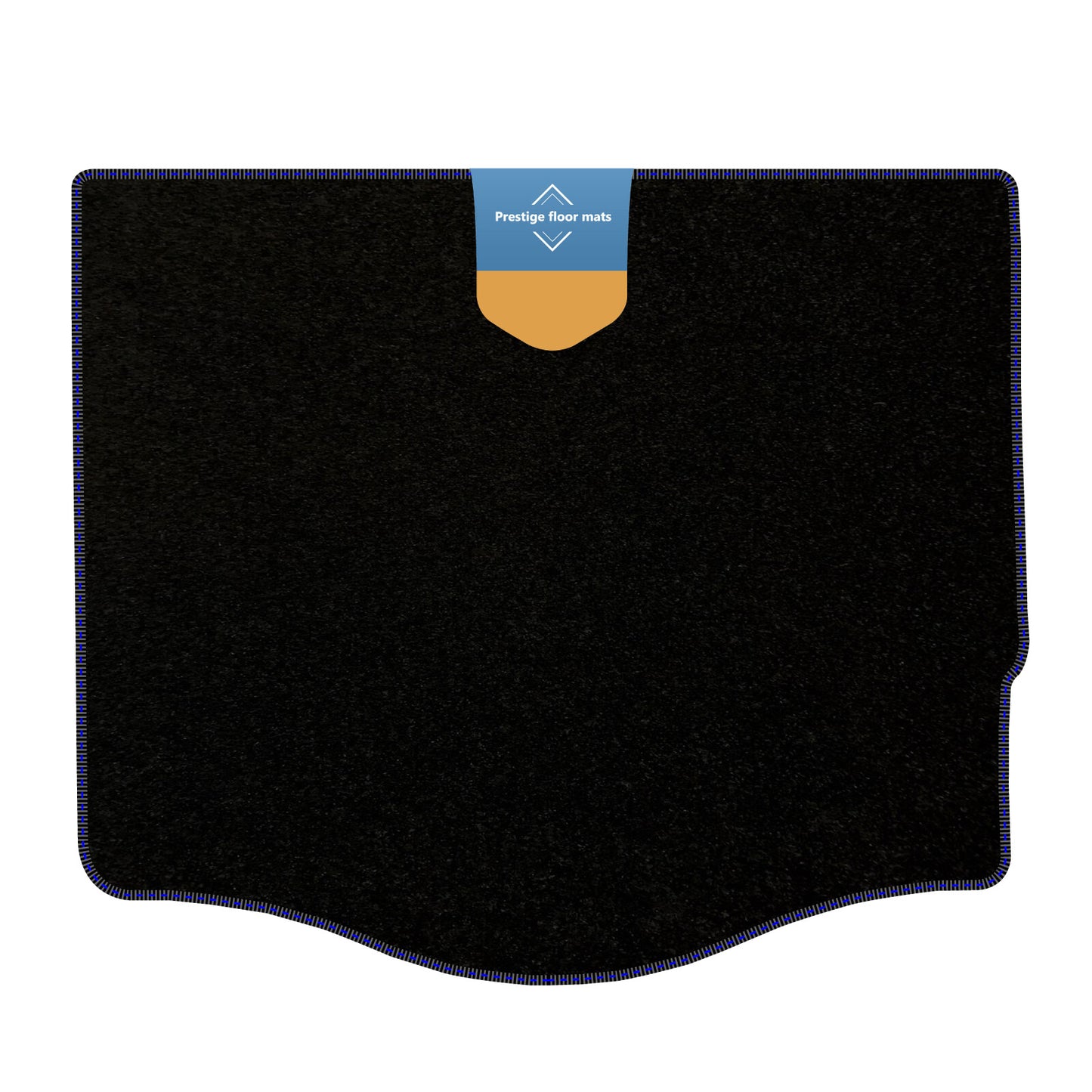 Fits Ford Focus Hatch 2011-2018 Boot Mat Black Carpet with Coloured Stitch Edge