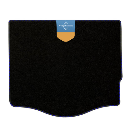 Fits Ford Focus Hatch 2011-2018 Boot Mat Black Carpet with Coloured Stitch Edge