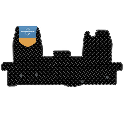 Fits Ford Transit MK8 2016 On  Black 3mm Rubber with Coloured Stitch Edge