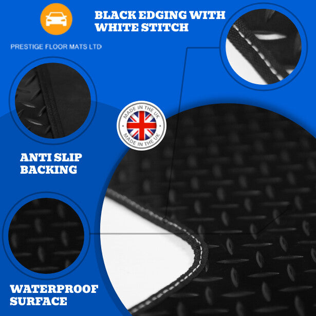 Fits BENTLEY CONTINENTAL GT 2003-2010 with clips in Fully Tailored Floor Mat Set