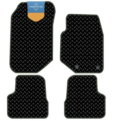 Fits Vauxhall Mokka 2021 On Black 3mm Rubber with Coloured Stitch Edge