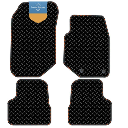 Fits Vauxhall Mokka 2021 On Black 3mm Rubber with Coloured Stitch Edge