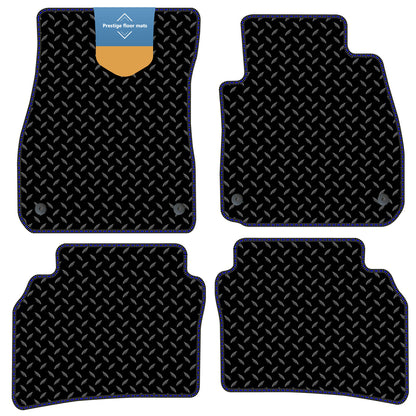 Fits Vauxhall Insignia 2017 On Black 3mm Rubber with Coloured Stitch Edge