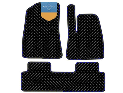 Fits Tesla 3 RHD 2017-2020 Black 3mm Rubber with Coloured Stitch Edge