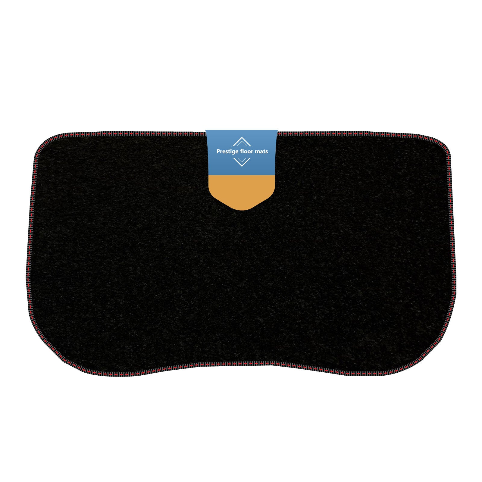 Fits Tesla 3 Trunk Mat 2017-2020 Black Carpet with Coloured Stitch Edge