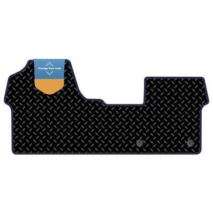 Fits Peugeot Expert Van 2016 On Black 3mm Rubber with Coloured Stitch Edge