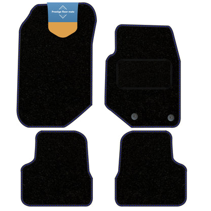 Fits Vauxhall Mokka 2021 On Black Carpet with Coloured Stitch Edge