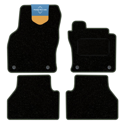 Fits Ford Tourneo Connect 2022 On Black Carpet with Coloured Stitch Edge
