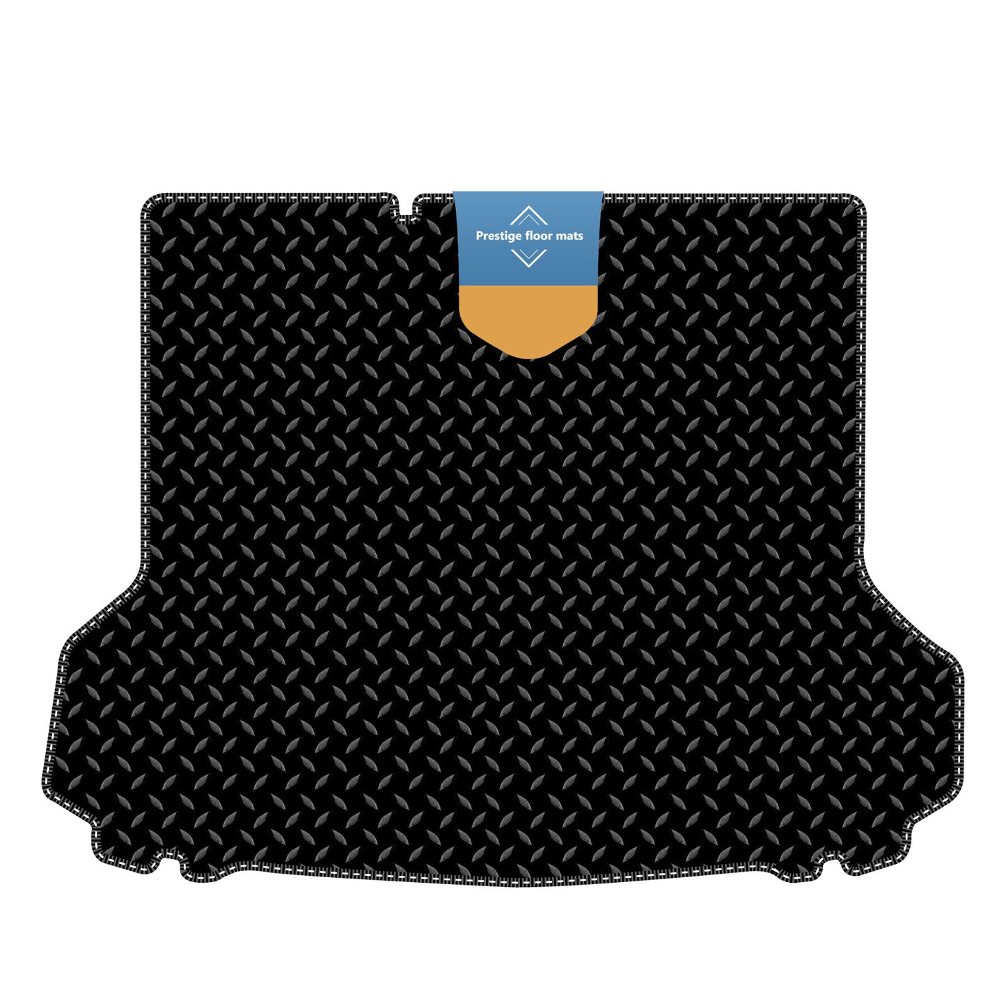 Fits Volkswagen ID.4 2021 on Boot Mat in 3mm Rubber with Coloured Stitch Edge