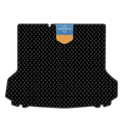 Fits Volkswagen ID.4 2021 on Boot Mat in 3mm Rubber with Coloured Stitch Edge