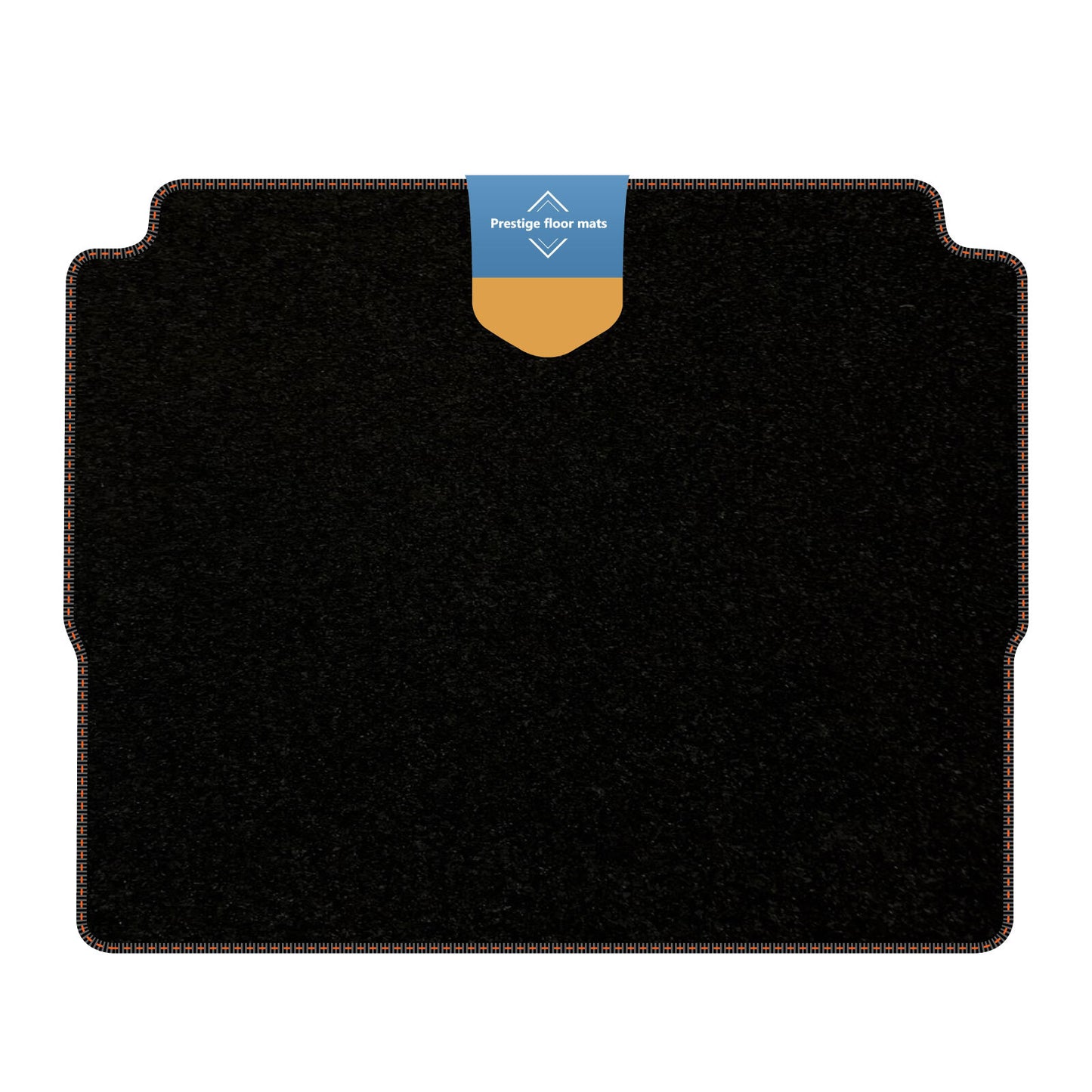 Fits Peugeot 3008 2017 On Boot Mat Black Carpet with Coloured Stitch Edge