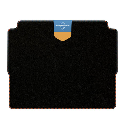 Fits Peugeot 3008 2017 On Boot Mat Black Carpet with Coloured Stitch Edge