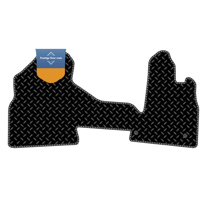 Fits Citroen Berlingo 2008-2018 Black 3mm Rubber with Coloured Stitch Edge