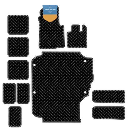 Fits LEVC TXE Full Set Mats Fully Tailored Car Floor Mat