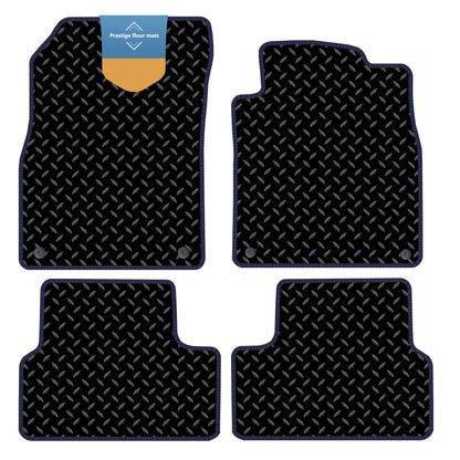 Fits Vauxhall Astra J 2010-2015 Black 3mm Rubber with Coloured Stitch Edge