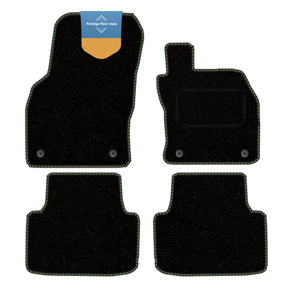 Fits Skoda Octavia 2020 on Black Carpet/Rubber with Black or Colour Stitch Edge