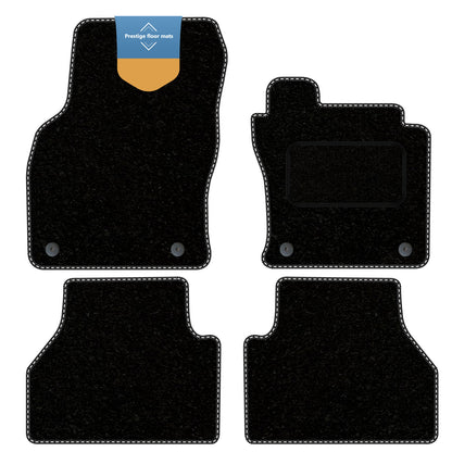 Fits Ford Tourneo Connect 2022 On Black Carpet with Coloured Stitch Edge