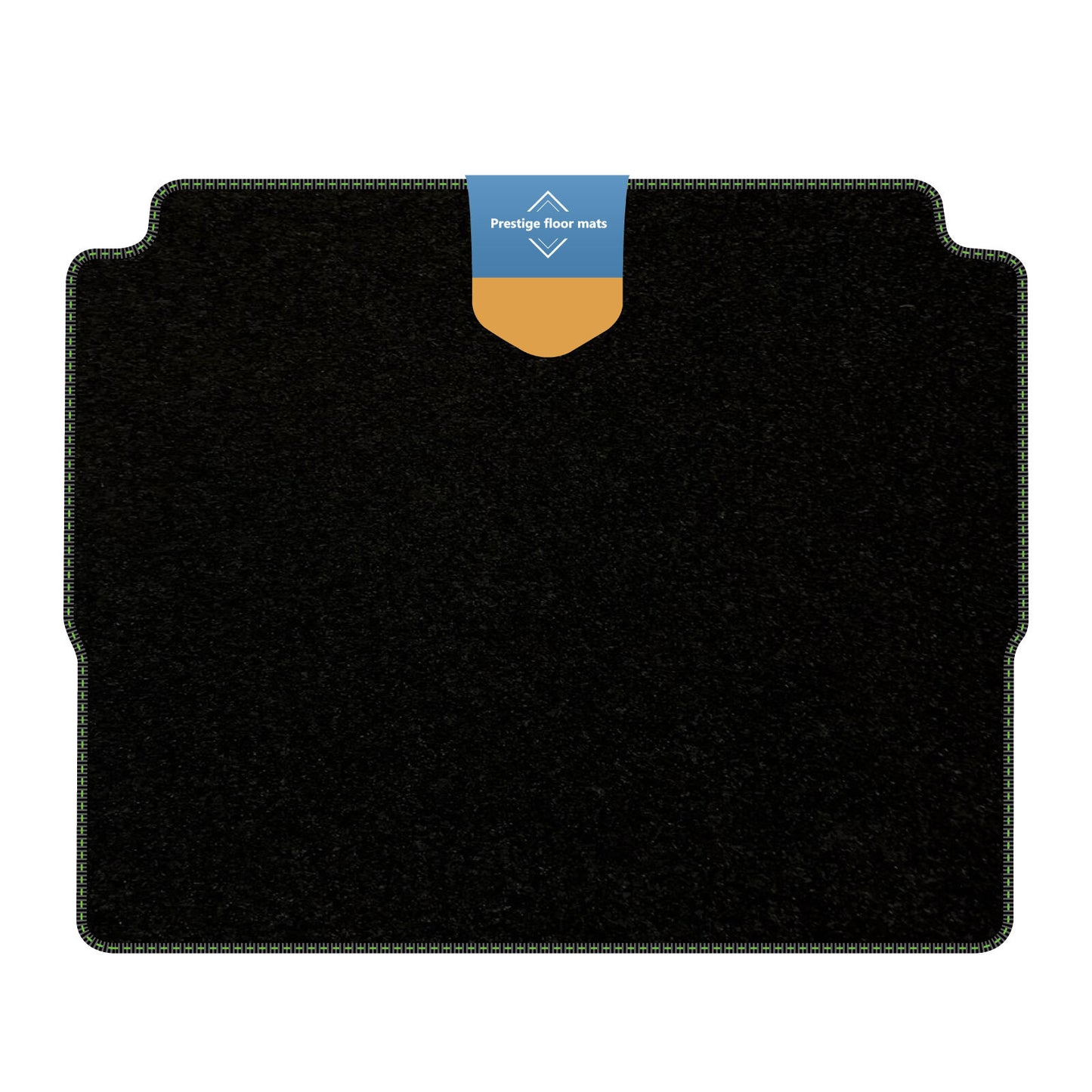 Fits Peugeot 3008 2017 On Boot Mat Black Carpet with Coloured Stitch Edge