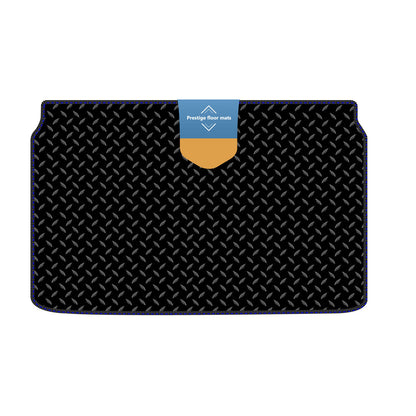 Fits Vauxhall Corsa-e 2020 on Boot Mat in 3mm Rubber with Coloured Stitch Edge