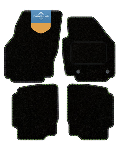 Fits Ford Mondeo 2012-2014 Black Carpet with Coloured Stitch Edge