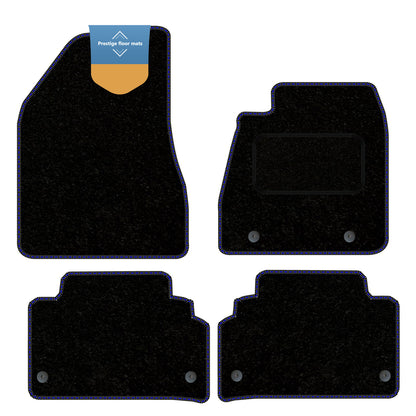 Fits Lexus RX400H 2003-2009 Black Carpet with Coloured Stitch Edge