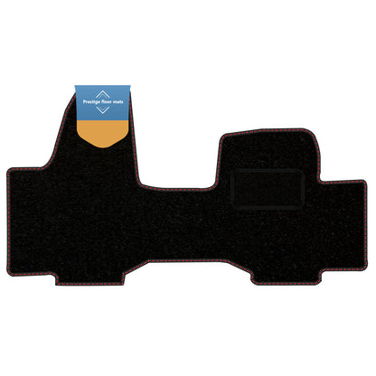 Fits Maxus E Deliver 3 2020 on  Black Carpet with Coloured Stitch Edge