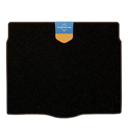 Fits Vauxhall Astra J 2010-2015 Boot Mat Black Carpet with Coloured Stitch Edge