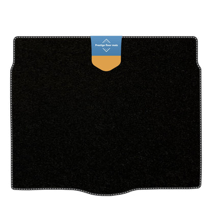 Fits Vauxhall Astra J 2010-2015 Boot Mat Black Carpet with Coloured Stitch Edge