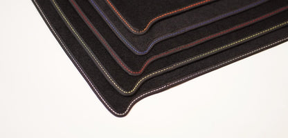 Fits Maxus Deliver 9 & E-Deliver 9 2021on Black Carpet with Coloured Stitch Edge