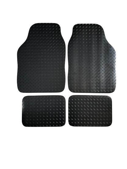 Car or Van Floor Mat Universal Fitment 4 Piece Set Carpet or Rubber