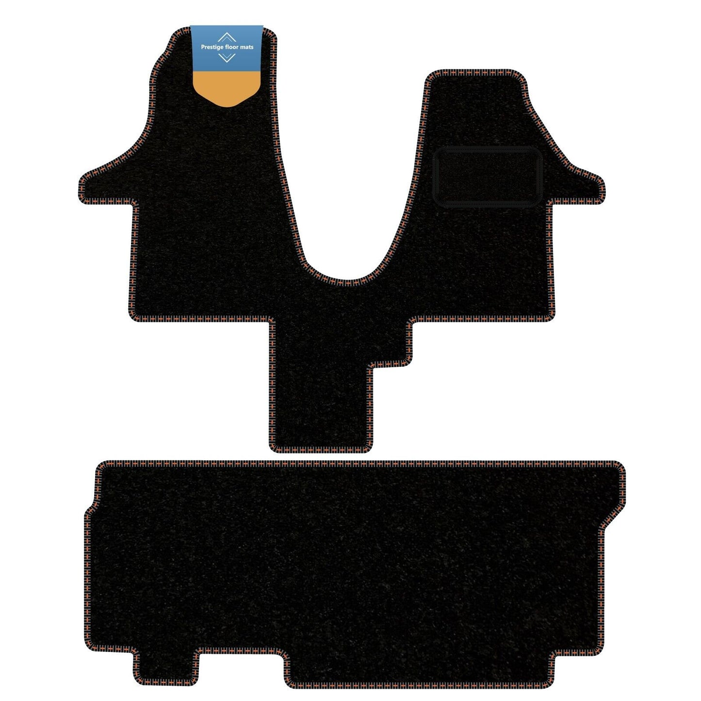 Fits VW Transporter T6.1 Walkthrough with Combi 2 + 1 Twin Dr Tailored Floor Mat