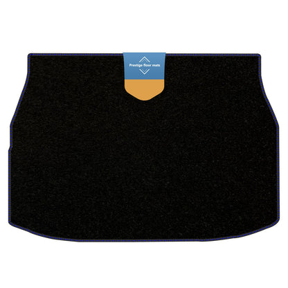 Fits Toyota CH-R CHR 2017 On Boot Mat Black Carpet with Coloured Stitch Edge